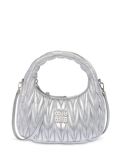 miu miu silver bag|miu mini handbags.